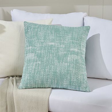 Mina Victory Woven Basketweave Indoor Outdoor Throw Pillow