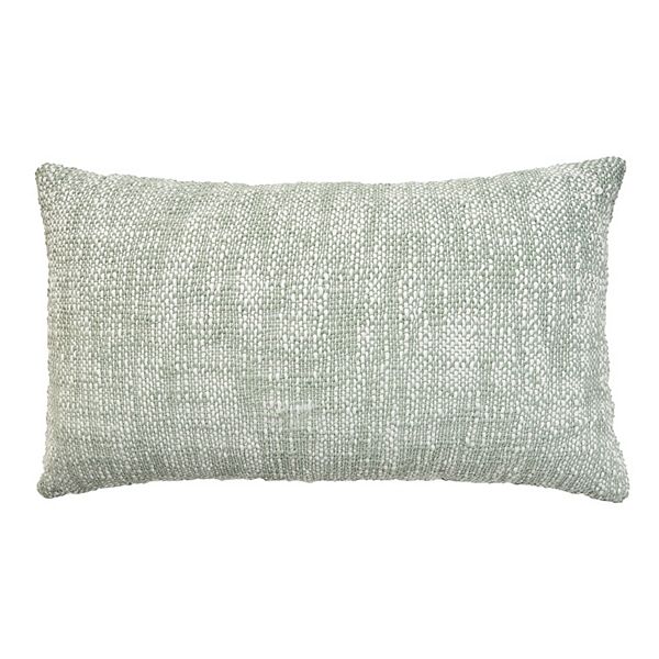 Mina Victory Woven Basketweave Indoor Outdoor Throw Pillow