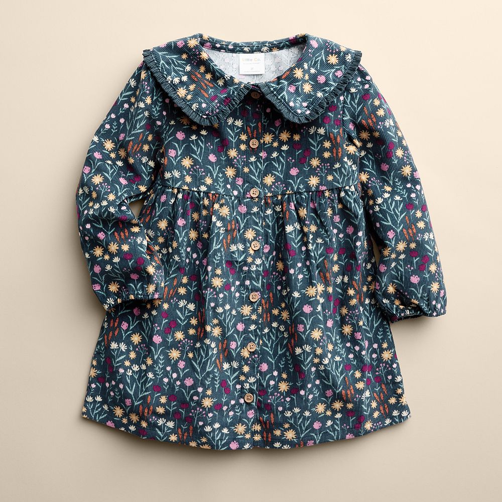 Lulu Bebe Gia Pima Ruffle Collar Dress