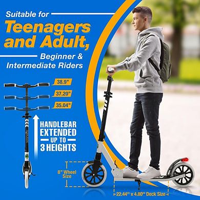Lightweight Alloy Kick Scooter for Kids & Adults