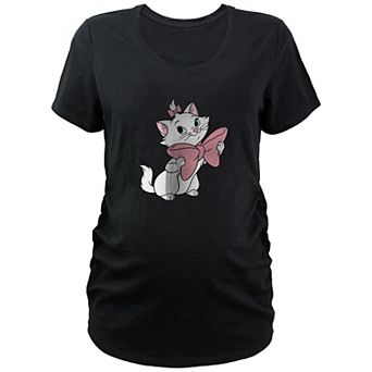 Disney's The Aristocats Marie's Big Pink Bow Maternity Graphic Tee