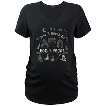 Disney's Hocus Pocus It's A Bunch Of Hocus Pocus Doodles Maternity Graphic Tee