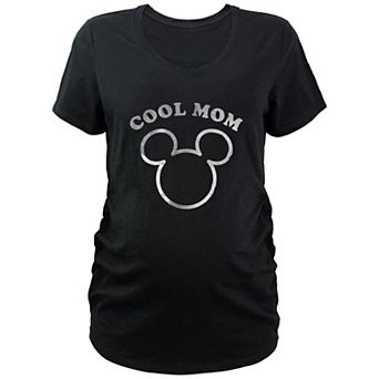Disney's Mickey Mouse Cool Mom Maternity Graphic Tee