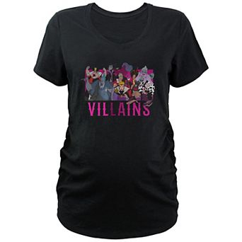 Disney's Villains Group Portrait Maternity Graphic Tee