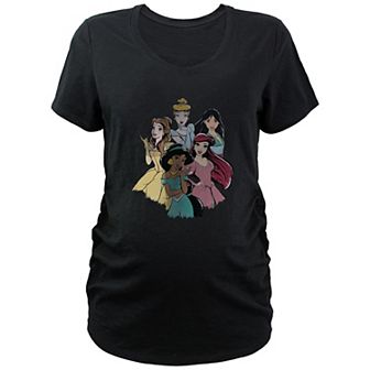 Disney's Princesses Royal Group Maternity Graphic Tee