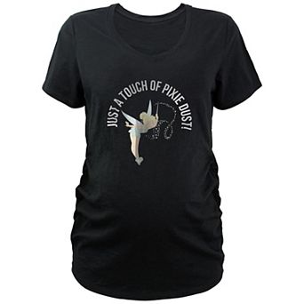 Disney's Tinker Bell Just A Touch Of Pixie Dust Maternity Graphic Tee