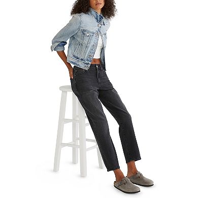 Juniors' Aeropostale Mid Rise Ankle Straight Pants