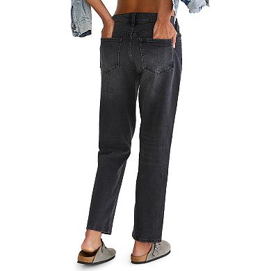 Juniors' Aeropostale Mid Rise Ankle Straight Pants