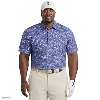 Big & Tall IZOD Swingflex Elite Golf Short Sleeve Fashion Polo