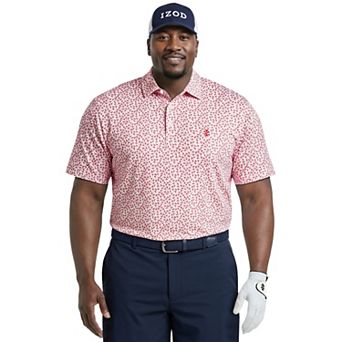 Big & Tall IZOD Swingflex Elite Golf Short Sleeve Polo Shirt
