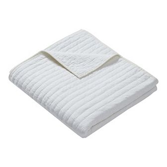 Greenland Home Fashions Monterrey White Throw Blanket