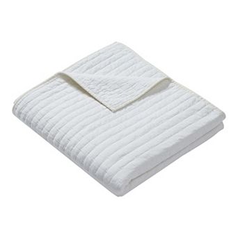 Greenland Home Fashions Monterrey White Throw Blanket