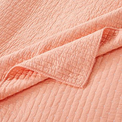 Greenland Home Fashions Monterrey Coral Throw Blanket