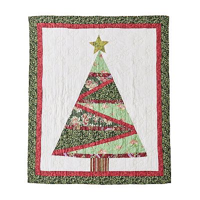 Greenland Home Fashions Christmas Tree Throw Blanket