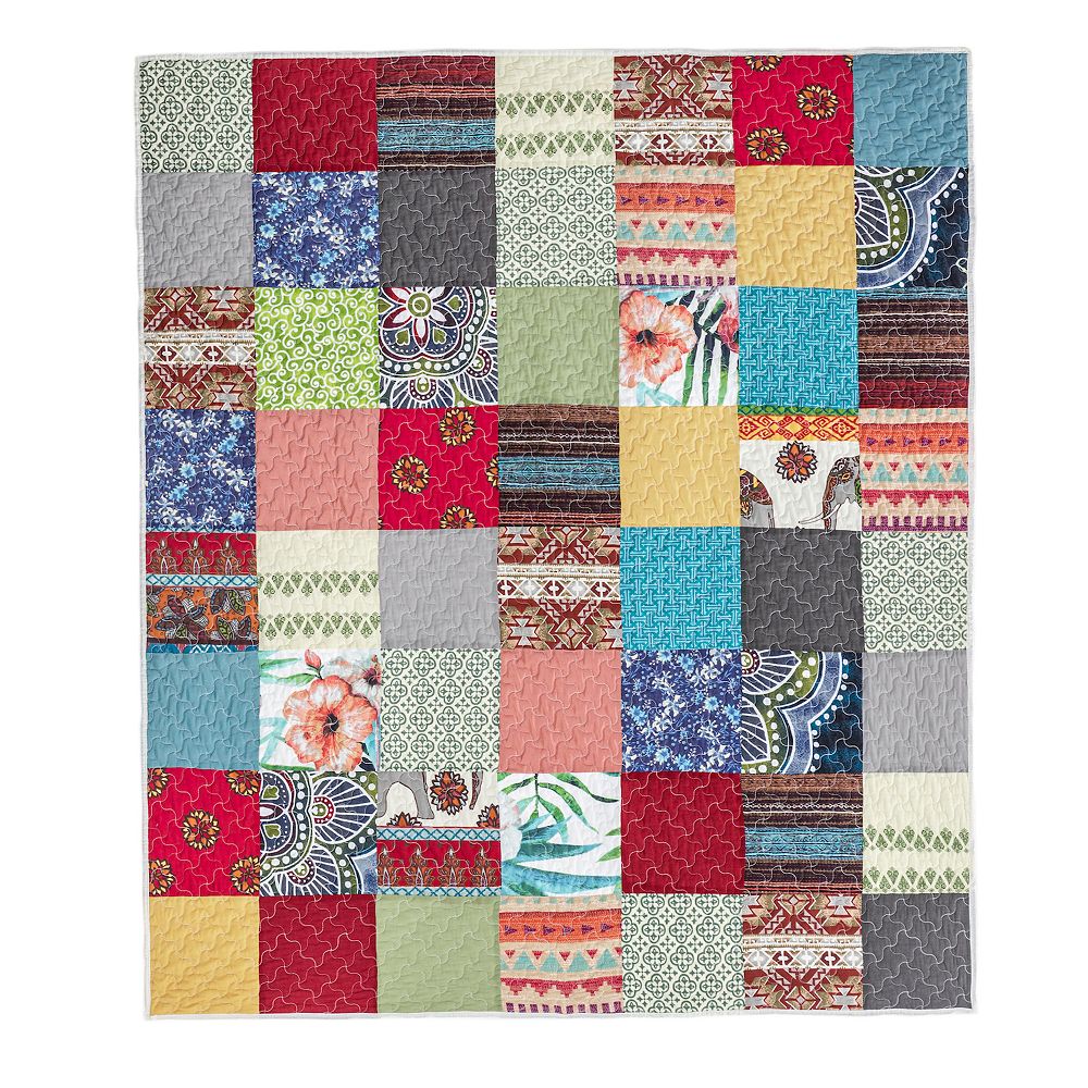 Greenland Home Fashions Renee Upcycle Throw Blanket