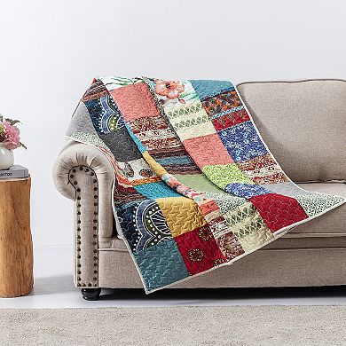 Greenland Home Fashions Renee Upcycle Throw Blanket