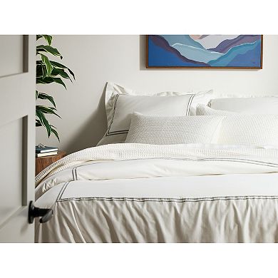 Hotelier Baratta Stitch Comforter Set with Shams