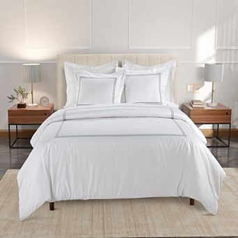Hotelier Baratta Stitch Comforter Set with Shams