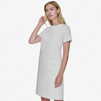 Women's Andrew Marc Short Sleeve Pocket Dress