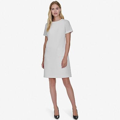 Women's Andrew Marc Short Sleeve Pocket Dress
