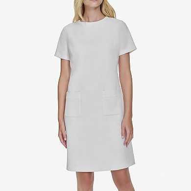 Women's Andrew Marc Short Sleeve Pocket Dress