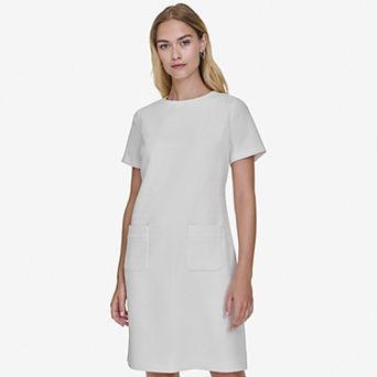 Women's Andrew Marc Short Sleeve Pocket Dress