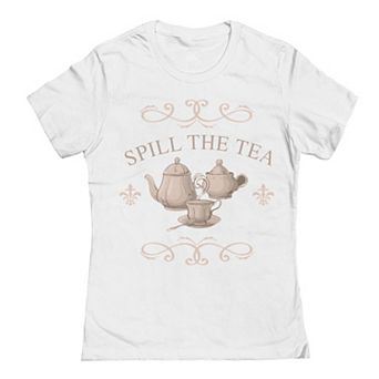Junior's Spill The Tea Graphic Tee