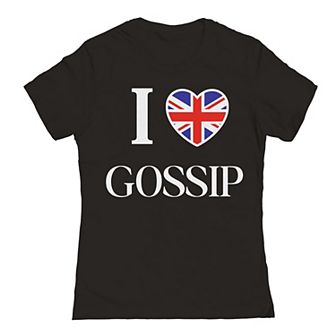Junior's I Love Gossip Graphic Tee