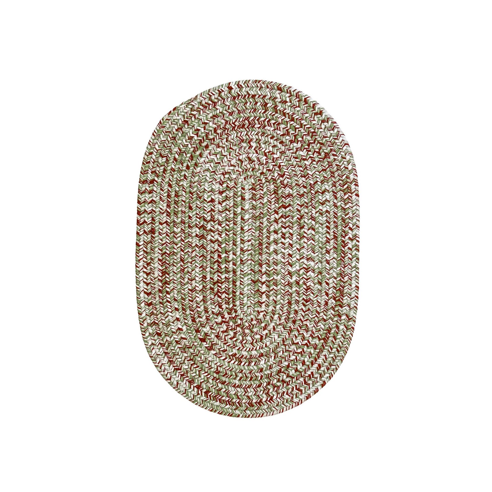Colonial Mills Jolly Tweed Reversible Throw or Area Rug, Xmas Team