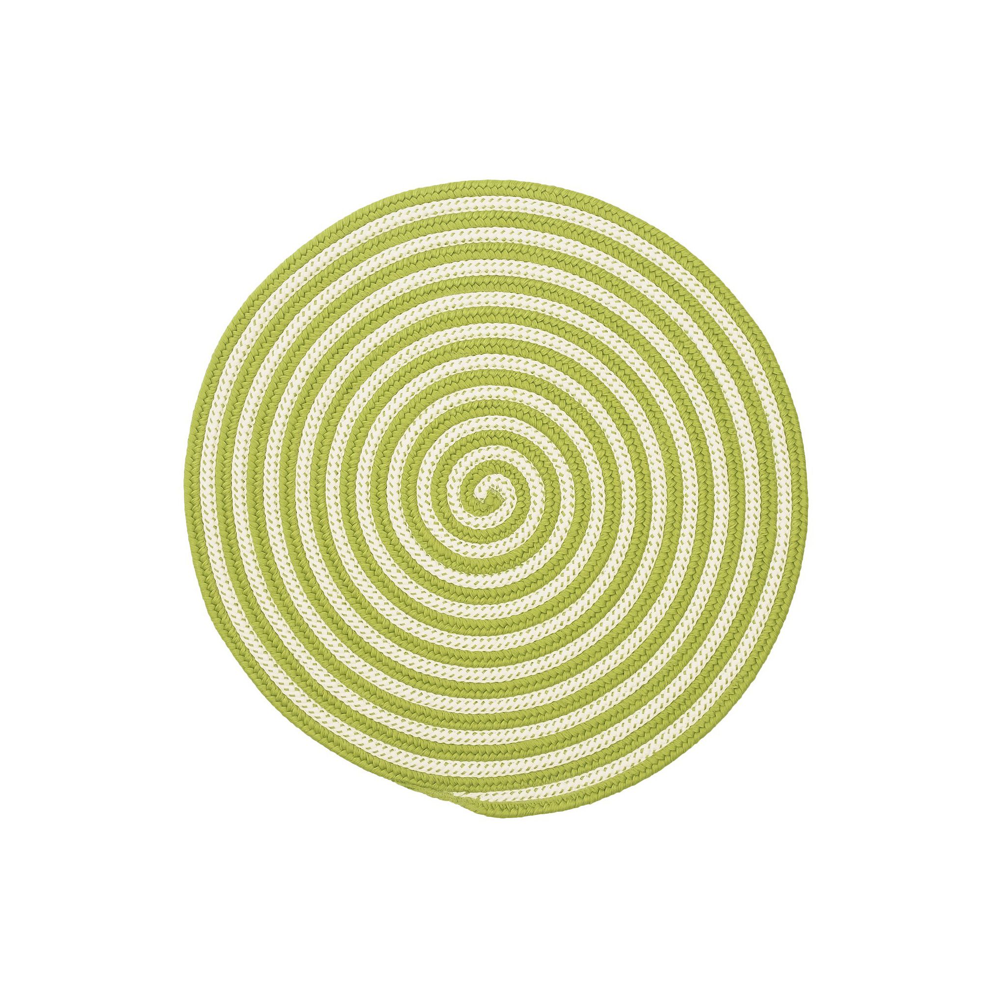 Colonial Mills Mistletoe Spiral Reversible Area Rug, Green