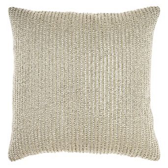 Mina Victory Sofia Beaded Horizontal Stripes Throw Pillow