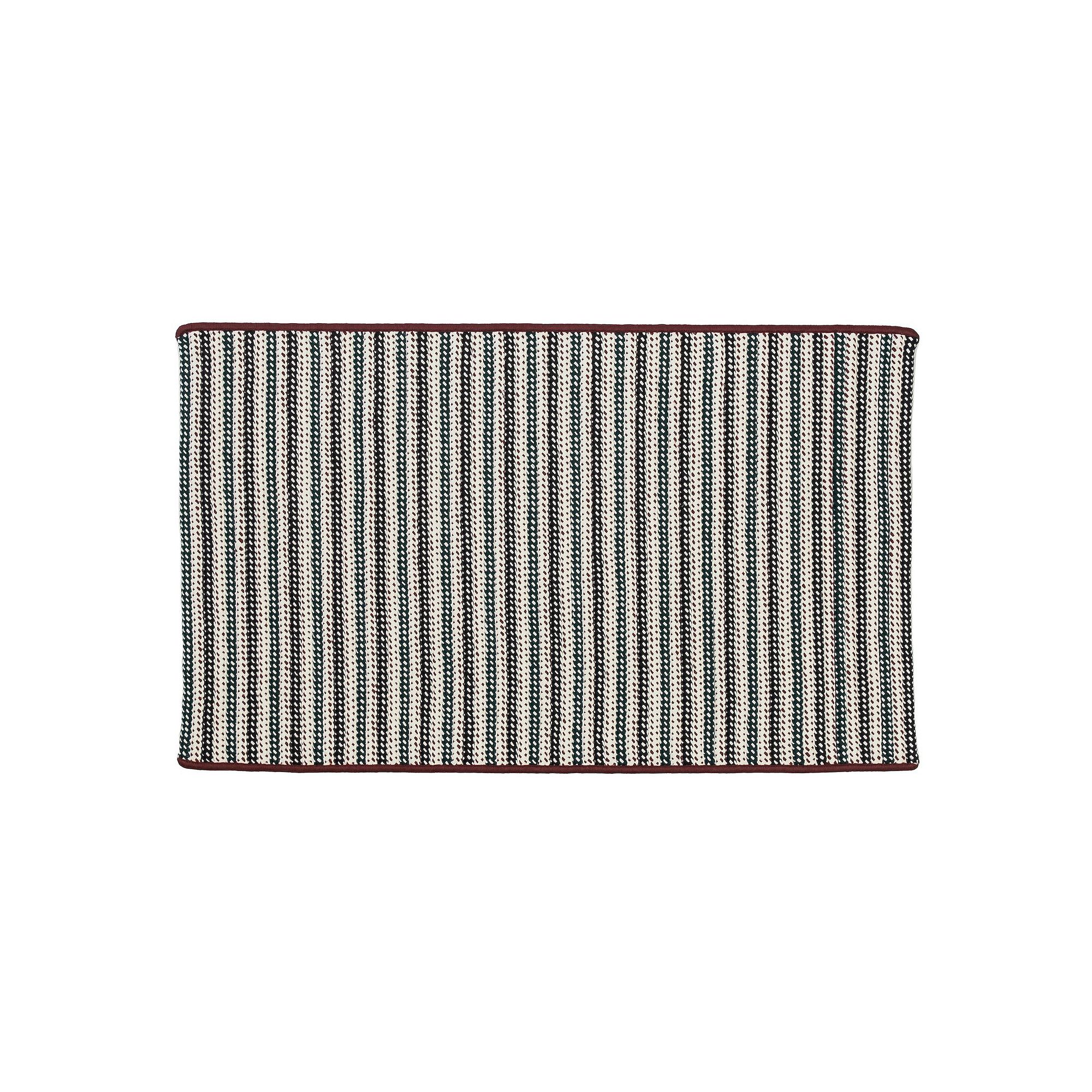 Colonial Mills Snow Day Stripe Reversible Throw or Area Rug, Holiday Team