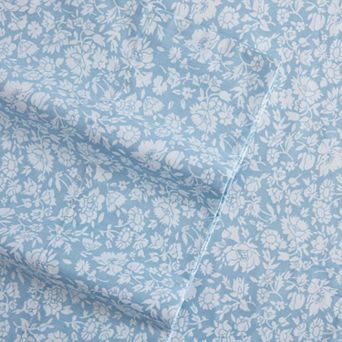Laura Ashley Heirloom Ditzy Blue Sheet Set