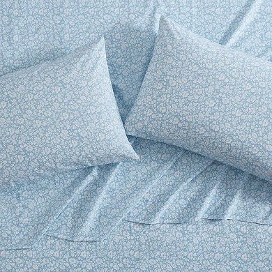 Laura Ashley Heirloom Ditzy Blue Sheet Set