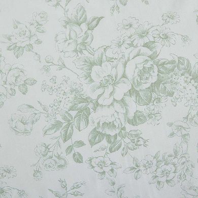 Laura Ashley Toile Delight Green Sheet Set