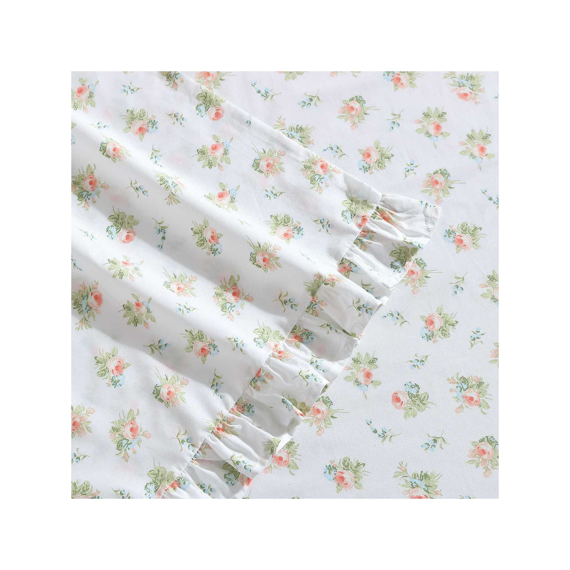 Laura Ashley Cotton Sheet Set, Orange