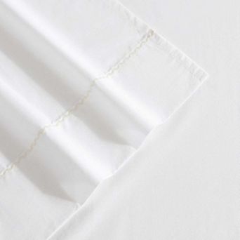 Laura Ashley Scallop Embroidered Sheet Set