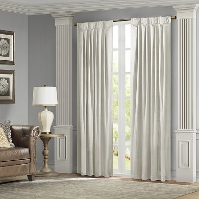 Croscill Avignon 1-Panel Pleat Light Filtering Window Curtain with Tieback