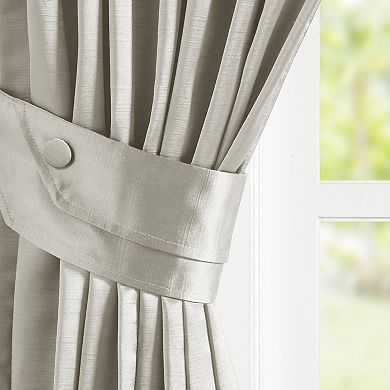 Croscill Avignon 1-Panel Pleat Light Filtering Window Curtain with Tieback