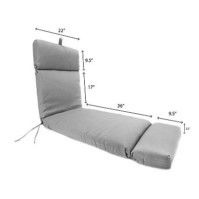 Jordan Manufacturing Sunbrella Outdoor Chaise Lounge Cushion