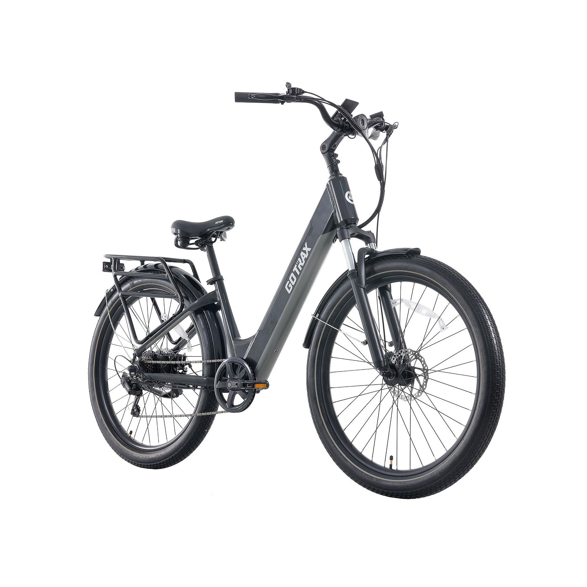 GOTRAX CTI 2 Step-Thru E-Bike, Black