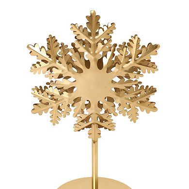 St. Nicholas Square Large Gold Metal Star Table Decor