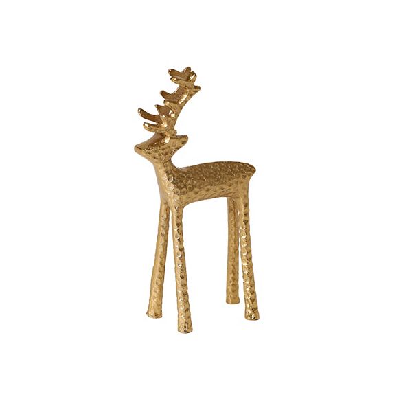 St. Nicholas Square® Small Gold Deer Table Decor - Multi