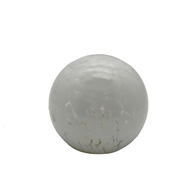 St. Nicholas Square Small Glass LED Sphere Table Decor