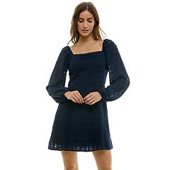 Long sleeve junior dresses best sale