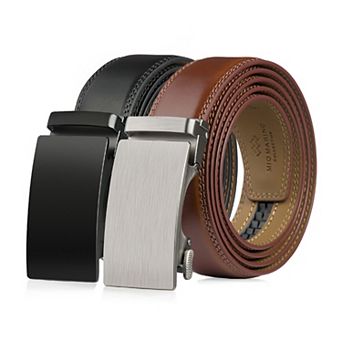 Men's Refined Matte 2 Pack Ratchet Belt