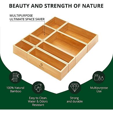 Storage Box Set Of 8, Natural
