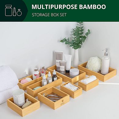 Storage Box Set Of 8, Natural