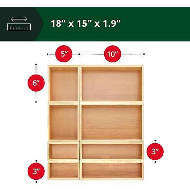 Storage Box Set Of 8, Natural