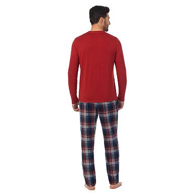 Men's Cuddl Duds® Classic Long Sleeve Pajama Top & Pajama Pants Set